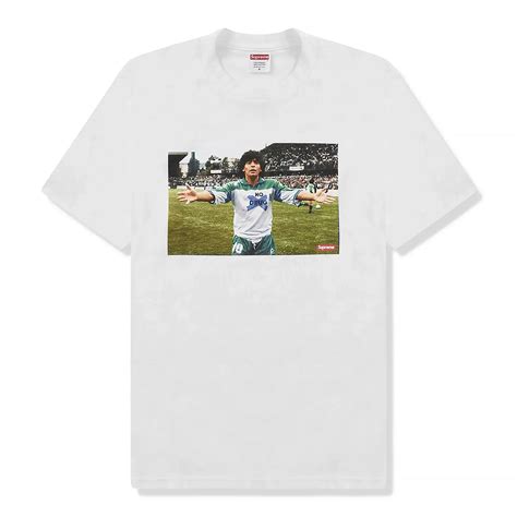 supreme maradona white t shirt.